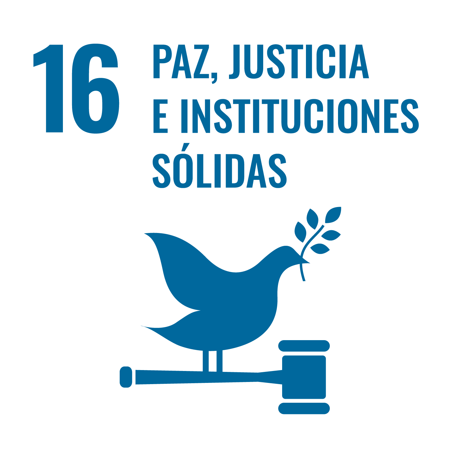 Paz, justicia e instituciones sólidas.